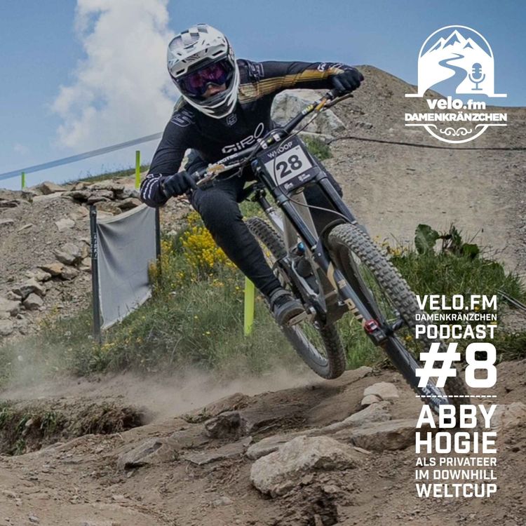 cover art for velo.fm Damenkränzchen #8: Abby Hogie - als Privateer im Downhill Weltcup