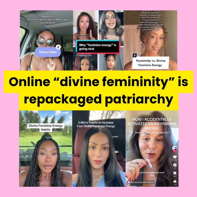 cover art for The truth about online "divine femininity"