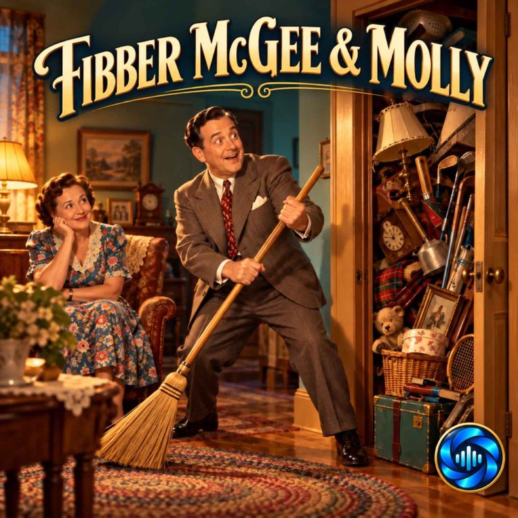 cover art for Fibber McGee and Molly - Too Much Energy - January 23, 1945