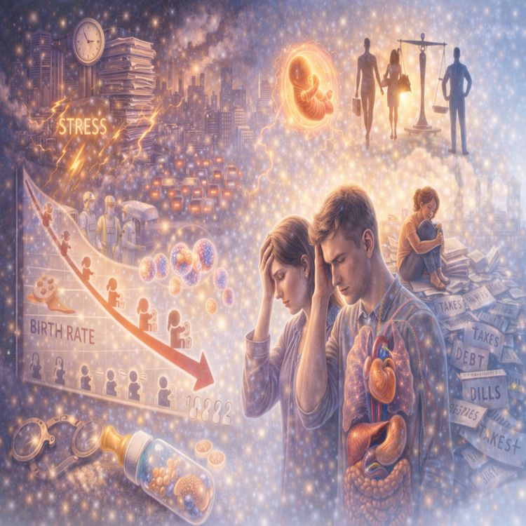 cover art for Instant Stress N°185: Baisse de la #natalité en #France, quelles #solutions ? #santé