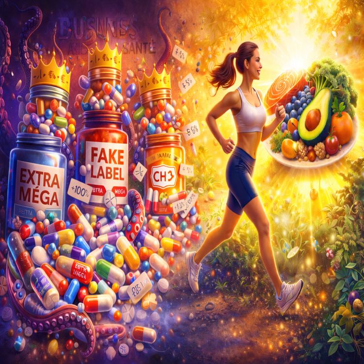 cover art for Instant Stress N°197 : #Attention à l'#arnaque des #compléments ! #santé #nutrition #dérive #abus