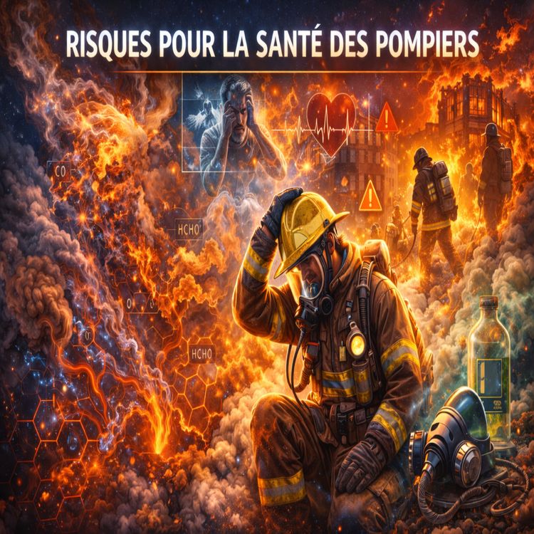 cover art for Instant Stress N° 203 : Les #expositions des #pompiers ... #danger pour leur #santé !