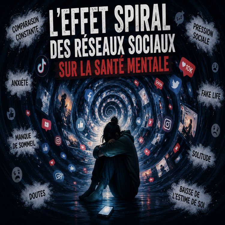 cover art for Instant Stress N°207 : l'effet spiral des réseaux sociaux sur la #santé mentale ! #stress