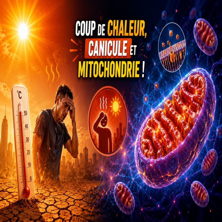cover art for Instant Stress N°211 : #canicule et coup de #chaleur ... entre #cerveau et #mitochondrie ! #santé