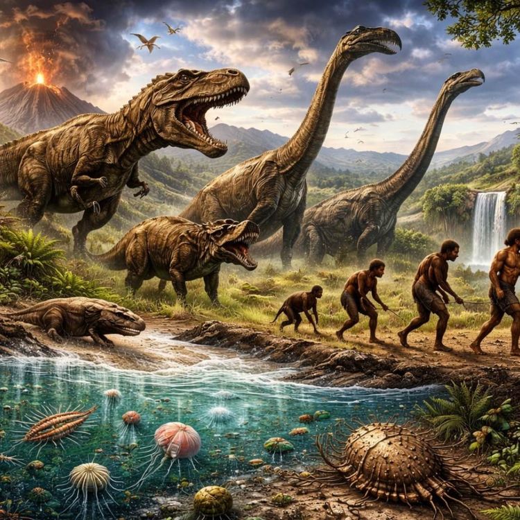 cover art for Evolutionen - Hur utvecklades livet på jorden