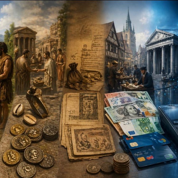 cover art for Pengar -  Hur kom det ekonomiska systemet till och hur funkar det?