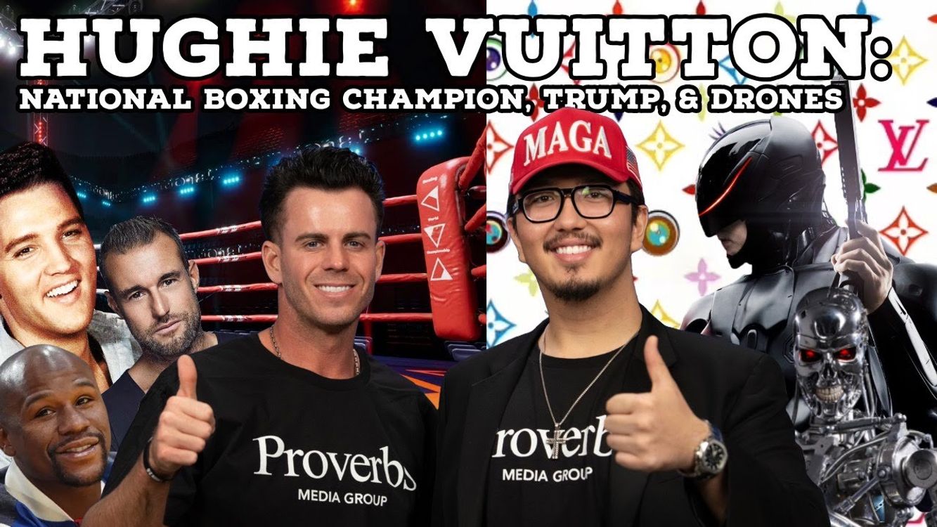 cover art for Episode 21: Hughie Vuitton: National Boxing Champion, Trump, & Drones (ft. Justus Smith)