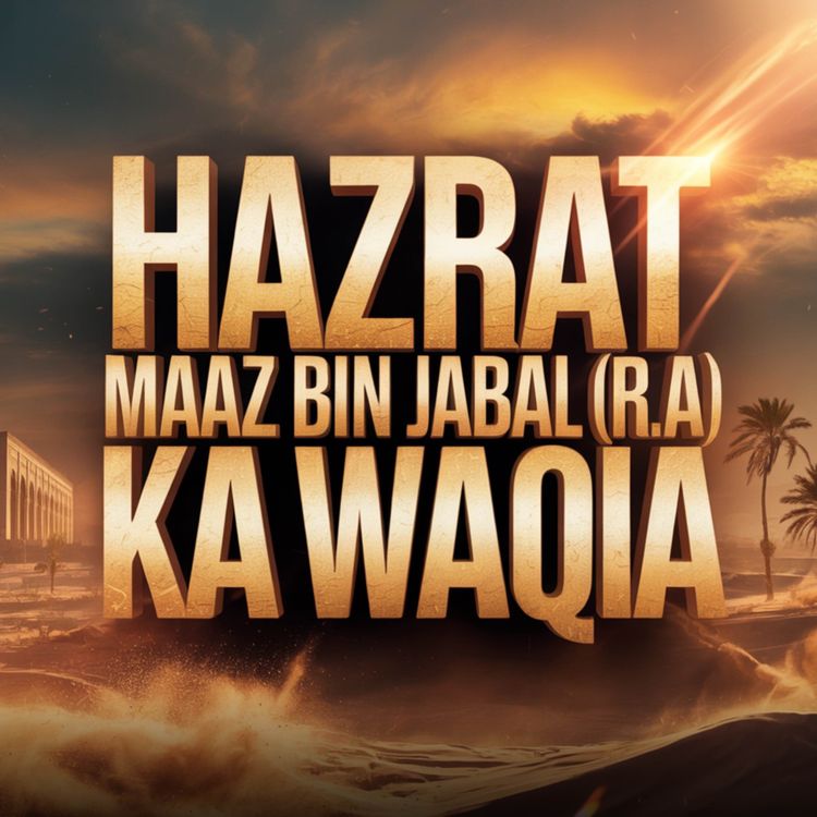 cover art for Hazrat Maaz bin Jabal (R.A) Ka Waqia | Dr Israr Ahmed