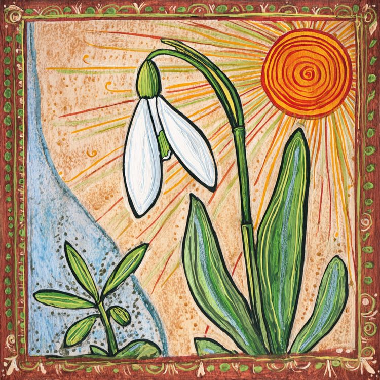 cover art for Le Perce-Neige, Hans Christian Andersen