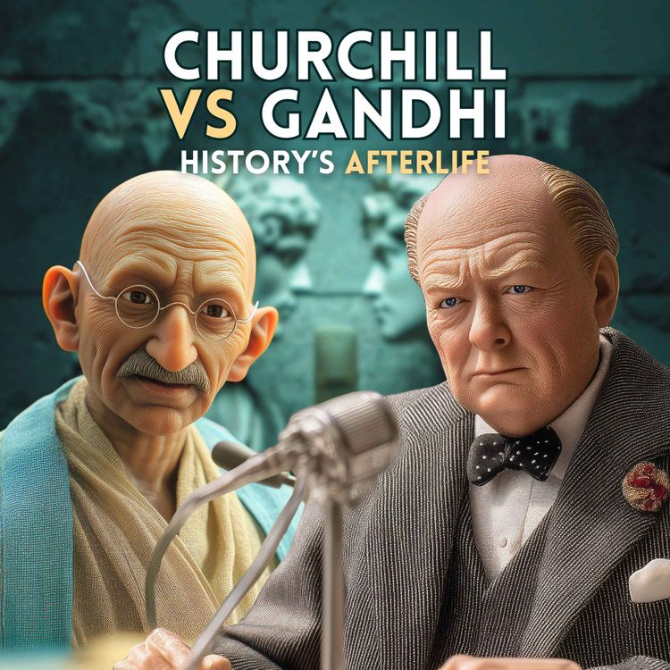 cover art for Churchill Meets Gandhi