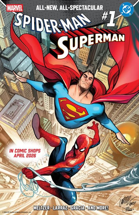 cover art for Callum's Comicbook Arc-ade ep-02 superman/Spider-man 2026 crossover