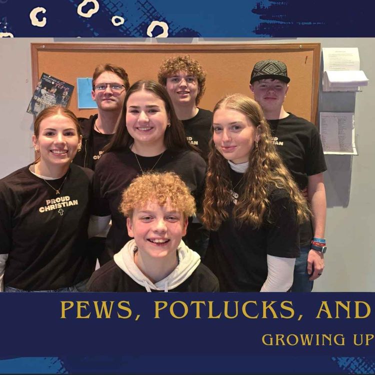 cover art for Pews, Potlucks, and Praise: Growing Up in Church