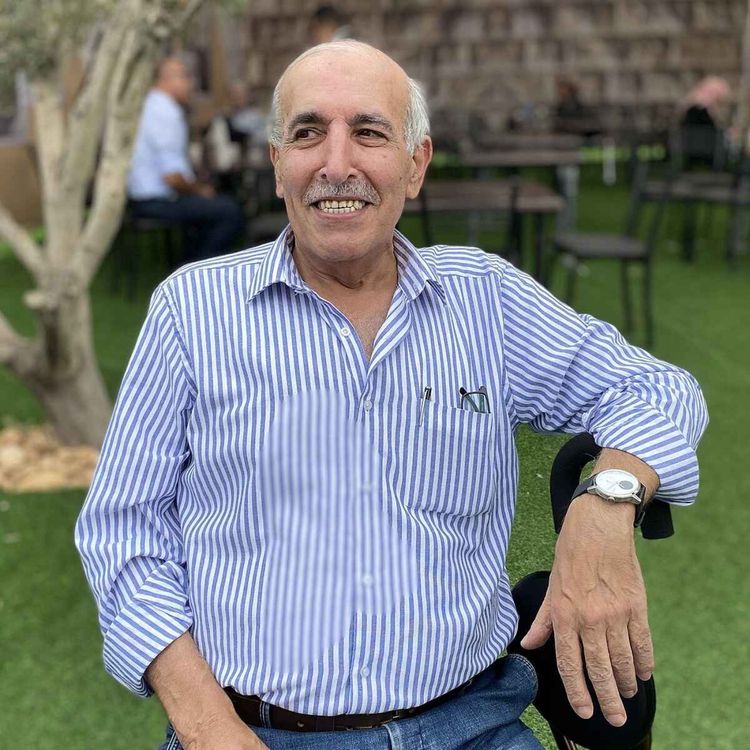 cover art for Jerusalem through the eyes of a Jerusalemite 1955 to 2021 with Nazmi al Jubeh