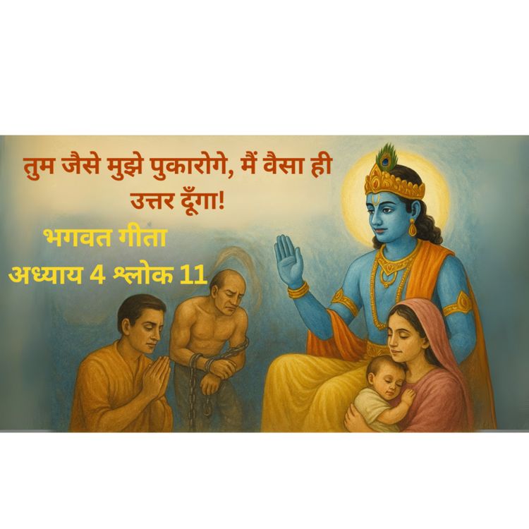 cover art for Chapter 4 Shlok 11 - Jnana Karma Sanyasa Yoga