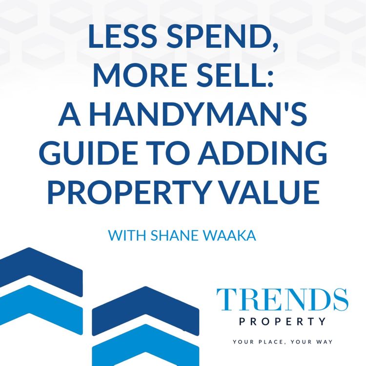 cover art for Less Spend More Sell: A Handyman’s Guide to Adding Property Value with Shane Waaka