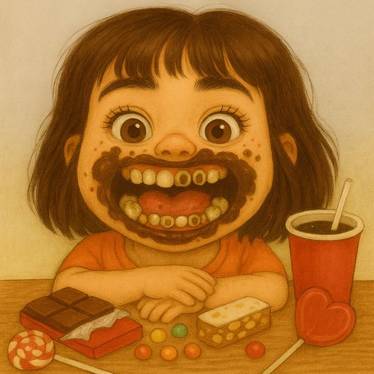 cover art for Gloutonna Cradossa et les Streptococcus mutans