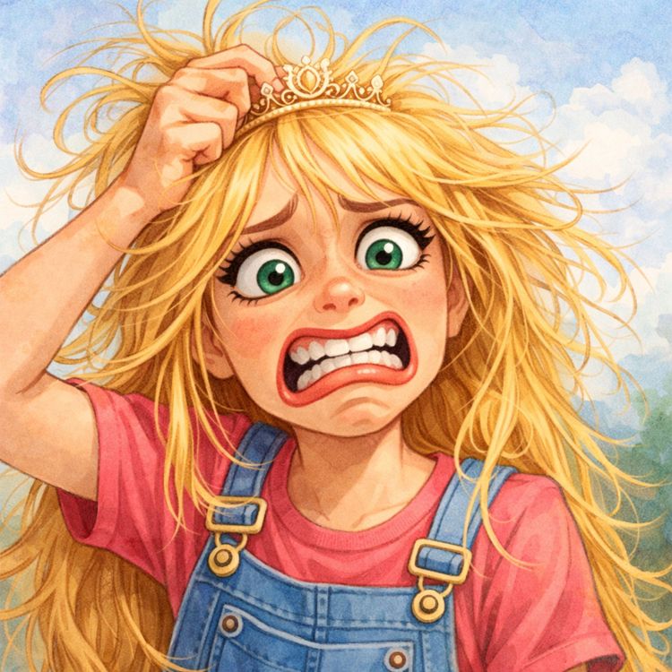 cover art for Le jour où princesse Raiponce a attrapé des poux !