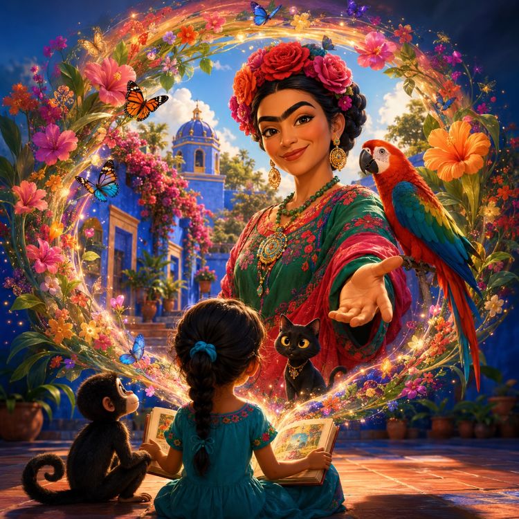 cover art for Rencontre avec Frida Kahlo à la Casa Azul