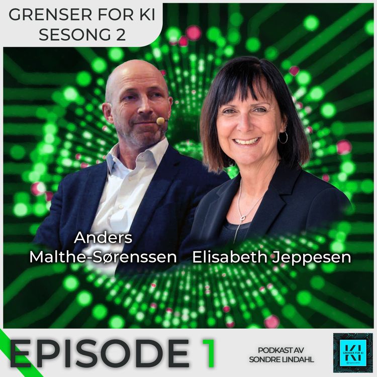 cover art for Grenser for KI i høyere utdanning: Livepodkast med Anders Malthe-Sørenssen og Elisabeth Jeppesen