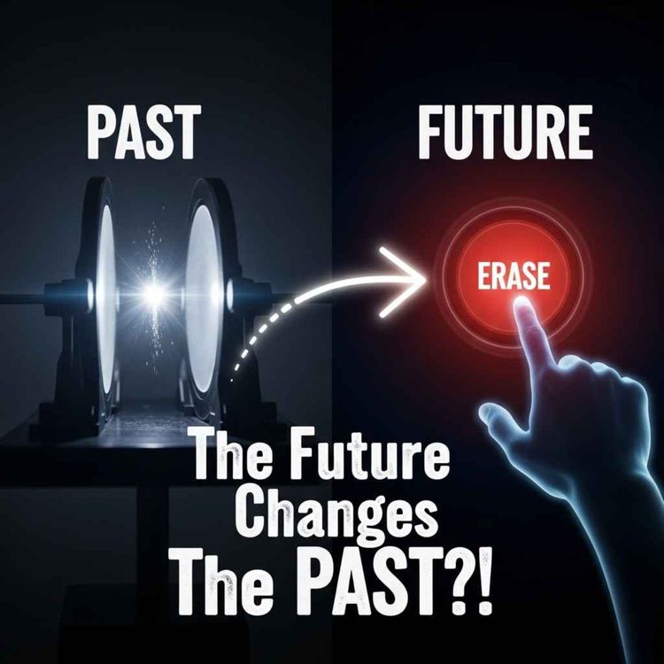 cover art for The QuirkScience Podcast Ep. 11: The Quantum Ghost: Can the Future Change the Past?