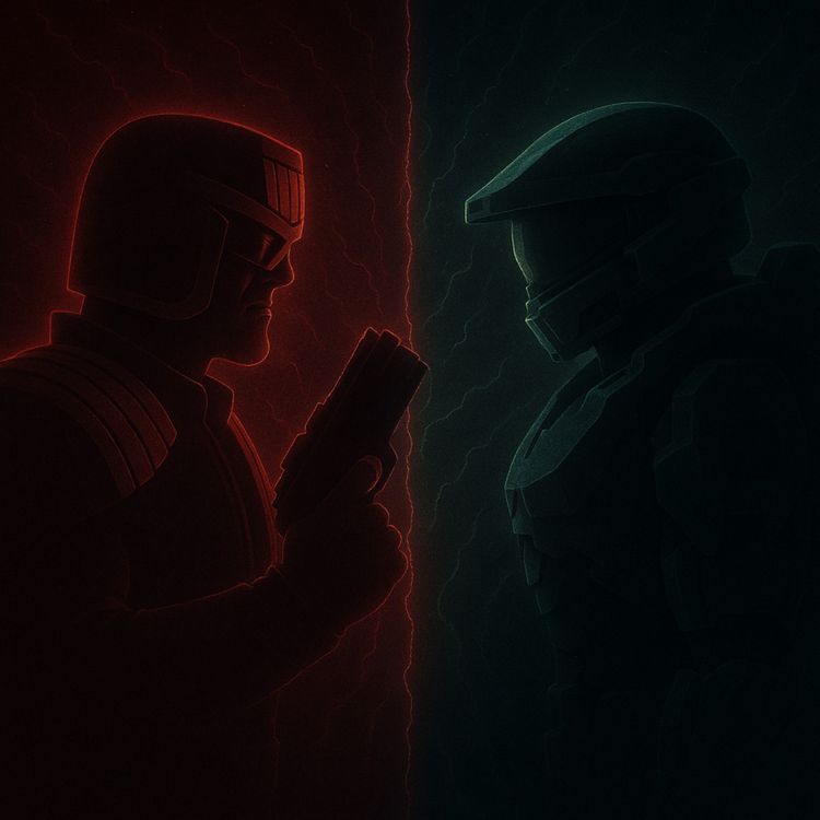 cover art for 32. Judge Dredd vs. Master Chief