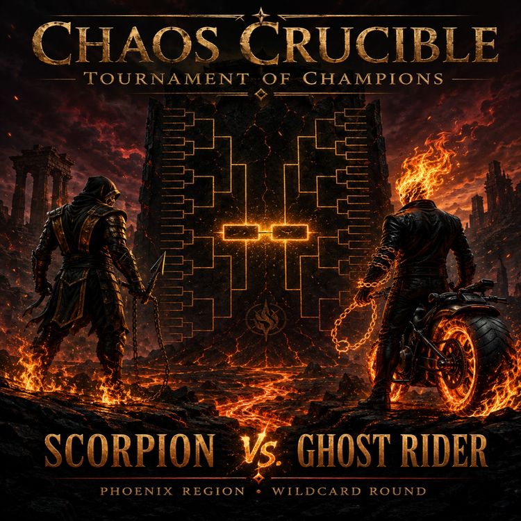 cover art for 54. Scorpion vs. Ghost Rider 