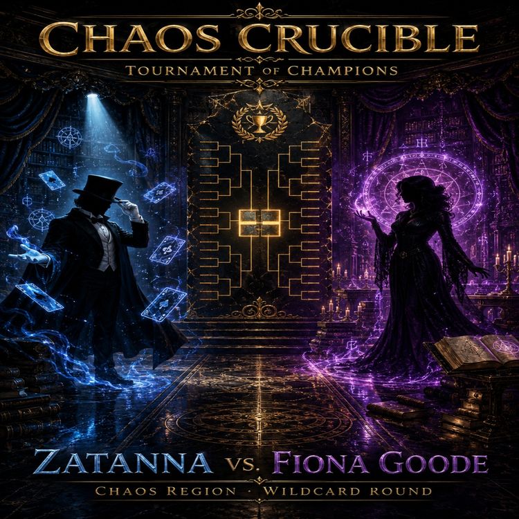cover art for Zatanna Zatara vs. Fiona Goode