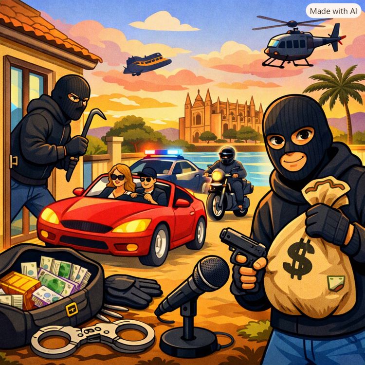 cover art for Tjuvar, bovar och banditer på Mallorca