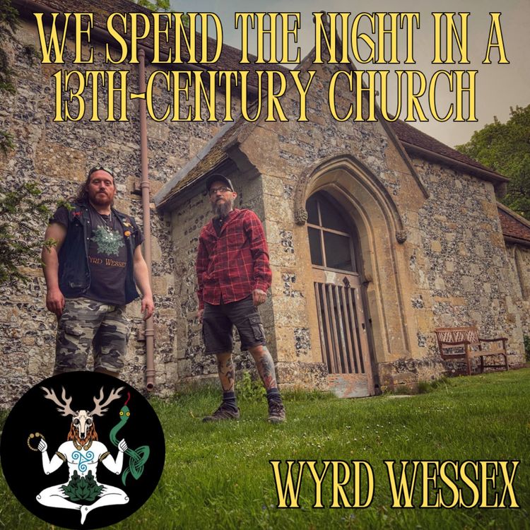 cover art for Ghosts, Black Dogs, and Folktales in a 13th-Century Church (100th Episode Special)
