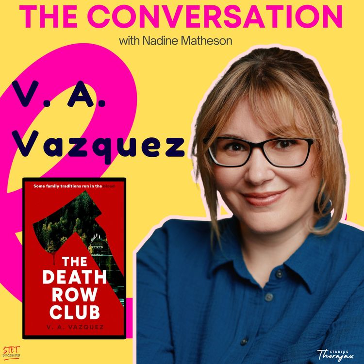 cover art for V. A. Vazquez: Unmasking the Secrets of the Death Row Club and the Writer's Path