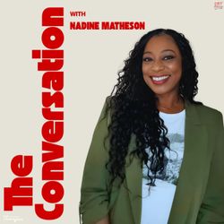 cover art for The Conversation with Nadine Matheson
