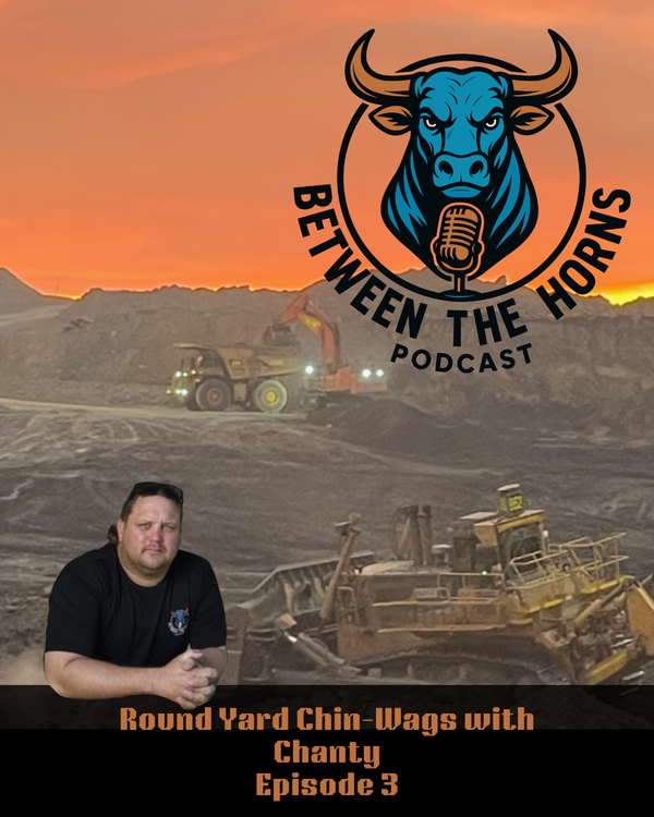 cover art for Between the Horns Podcast 