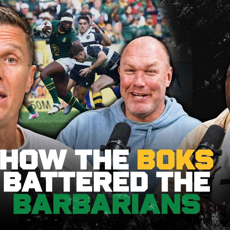 cover art for How The Boks Destroyed The Barbarians, Young Stars Shine & Bulls Lose URC Final Again!