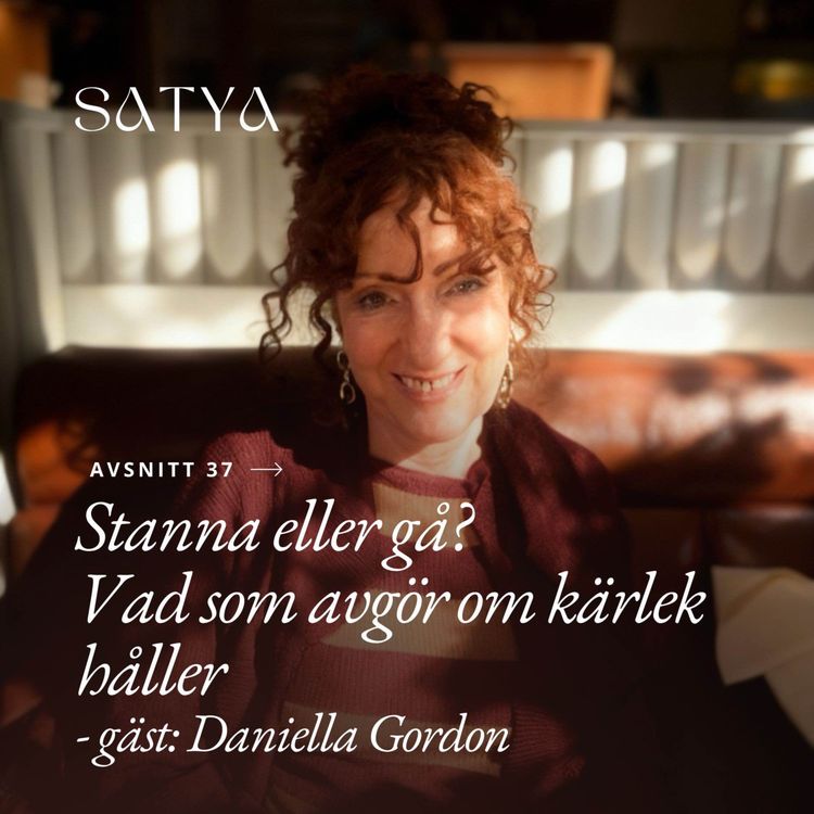 cover art for Stanna eller gå? Vad som avgör om kärlek håller - gäst: Daniella Gordon