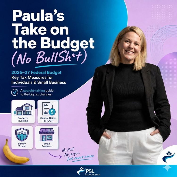 cover art for Episode 19 - Paula's Take on the Federal Budget 