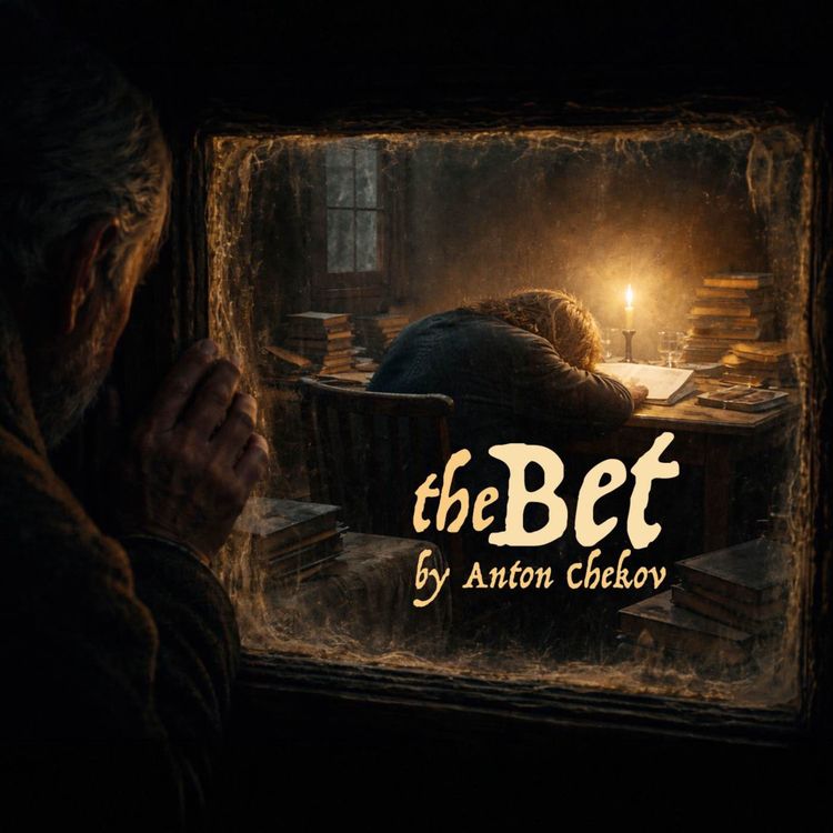 cover art for The Bet – A Classic Short Story by Anton Chekov