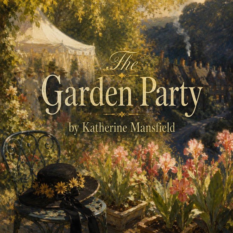 cover art for The Garden Party — A Classic Short Story by Katherine Mansfield