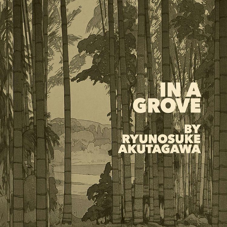 cover art for In a Grove–a Classic Short Story  by Ryunosuke Akutagawa