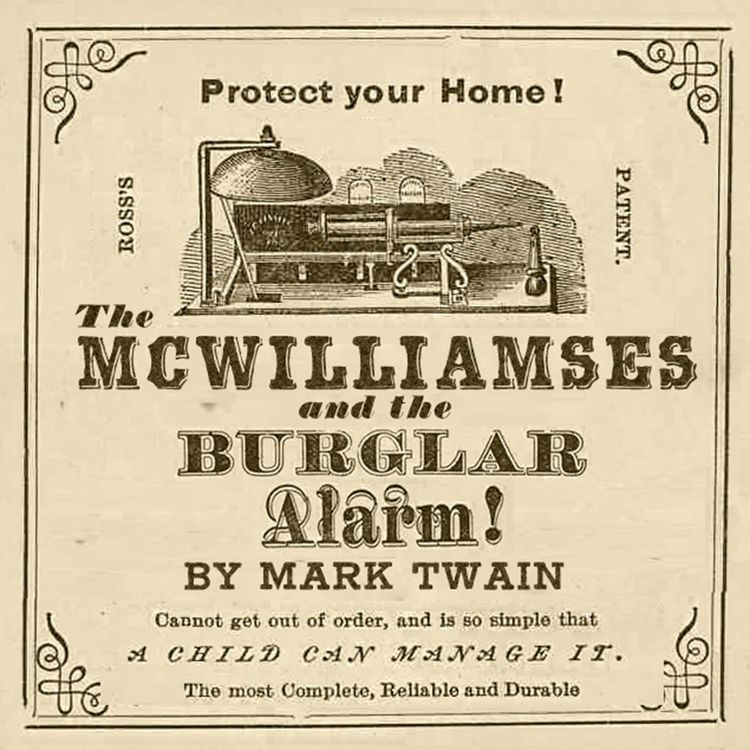 cover art for The McWilliamses And The Burglar Alarm - a Classic Short Story by Mark Twain
