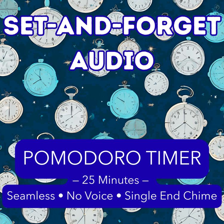 cover art for A clean 25-minute Pomodoro timer