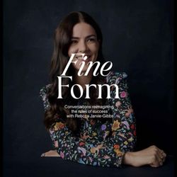 cover art for FINE FORM with Rebecca Jarvie-Gibbs