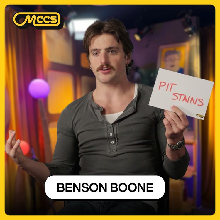 cover art for Benson Boone chats Pit Stains, Gay Penguins & romance via Notes App
