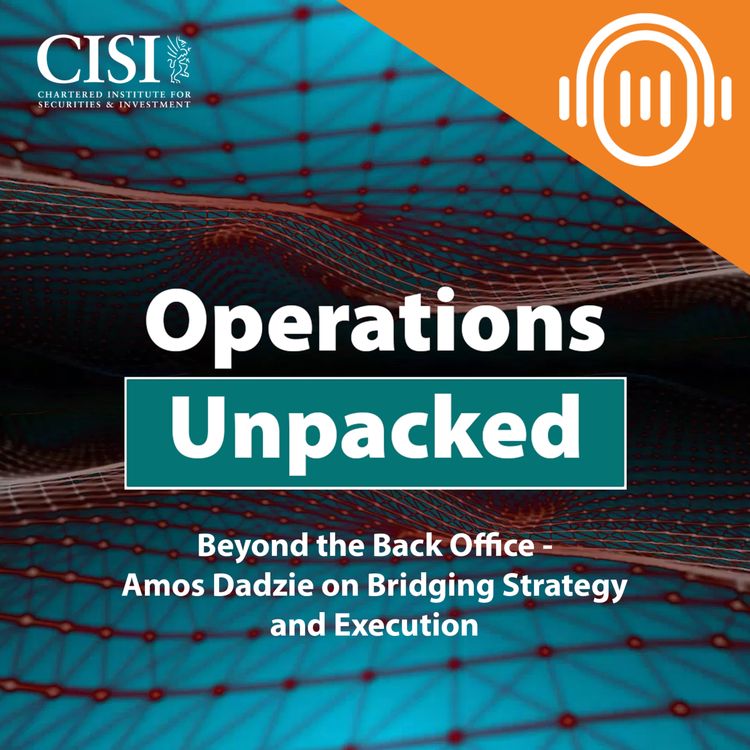 cover art for Beyond the Back Office - Amos Dadzie on Bridging Strategy and Execution