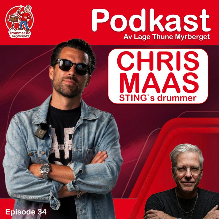 cover art for Chris Maas - "På trommestolen til Sting"