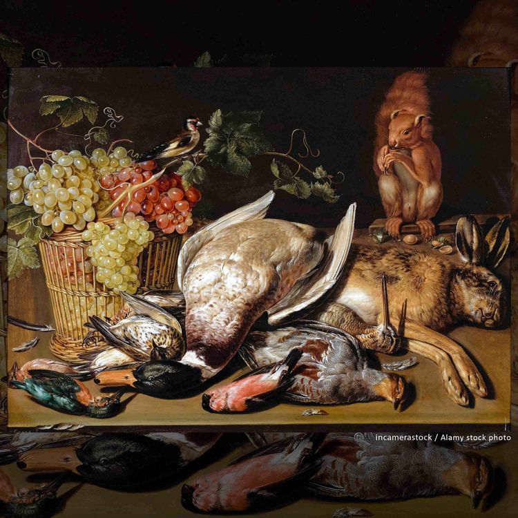 cover art for Jagdstillleben mit Früchten, Vogel und Eichhörnchen