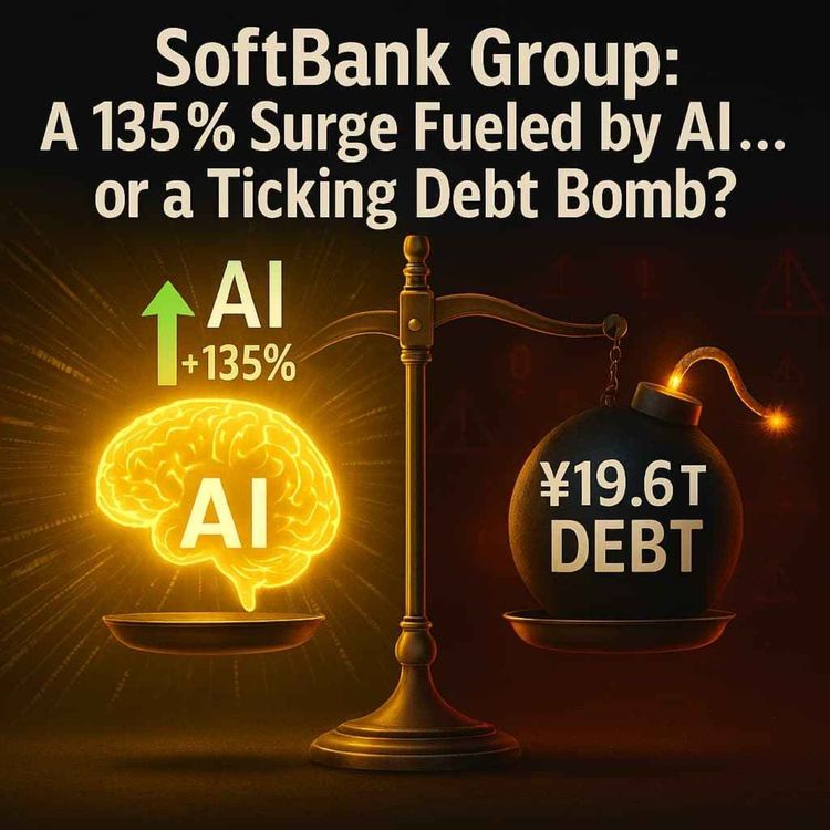 cover art for [Stock] Softbank Group : A 135% Surge Fueled by AI... or a Ticking Debt Bomb?