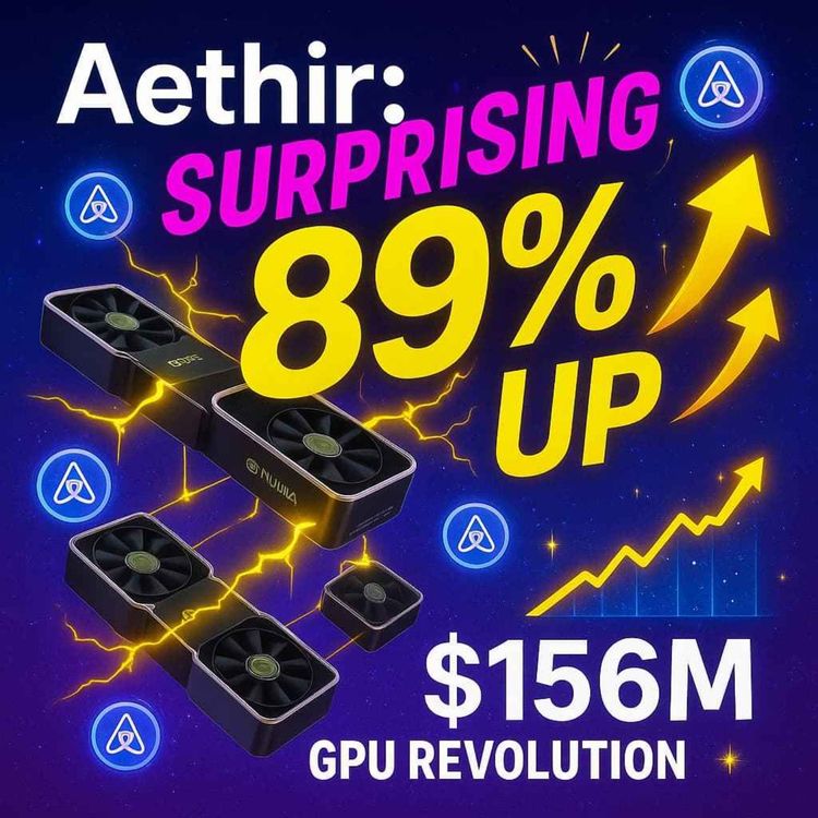 cover art for [Crypto] Aethir: Surprising 89% UP – The $156M GPU Revolution