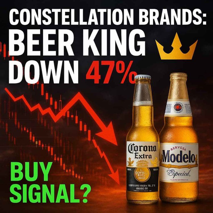 cover art for [Stock] Constellation Brands : America's Beer King Down 47% - Buy Signal?