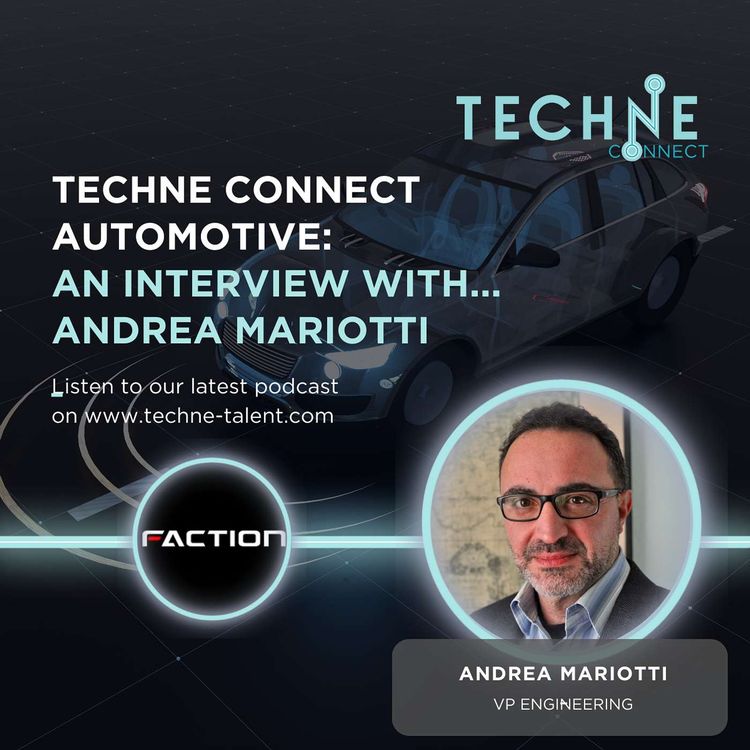 cover art for Behind the Wheel: Andrea Mariotti, VP Engineering, Faction Technology Inc.
