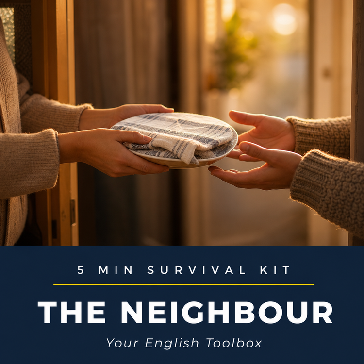 cover art for Survival Kit - The Neighbour: Essential English Phrases for Daily Routines and Real Connection